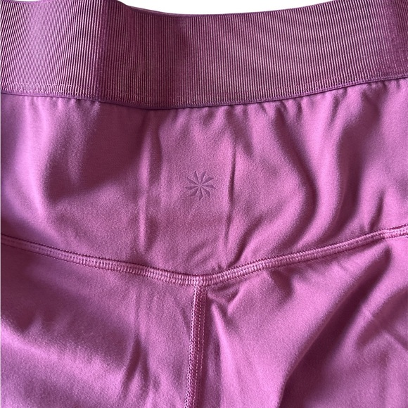 Athleta Aura Heel Tight Legging in Powervita in Maple Red Mesh Yoga - Picture 3 of 7